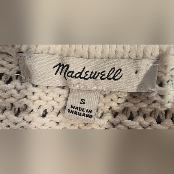 Madewell Open Knit Sweater Tank Size Small - Picture 2 of 5